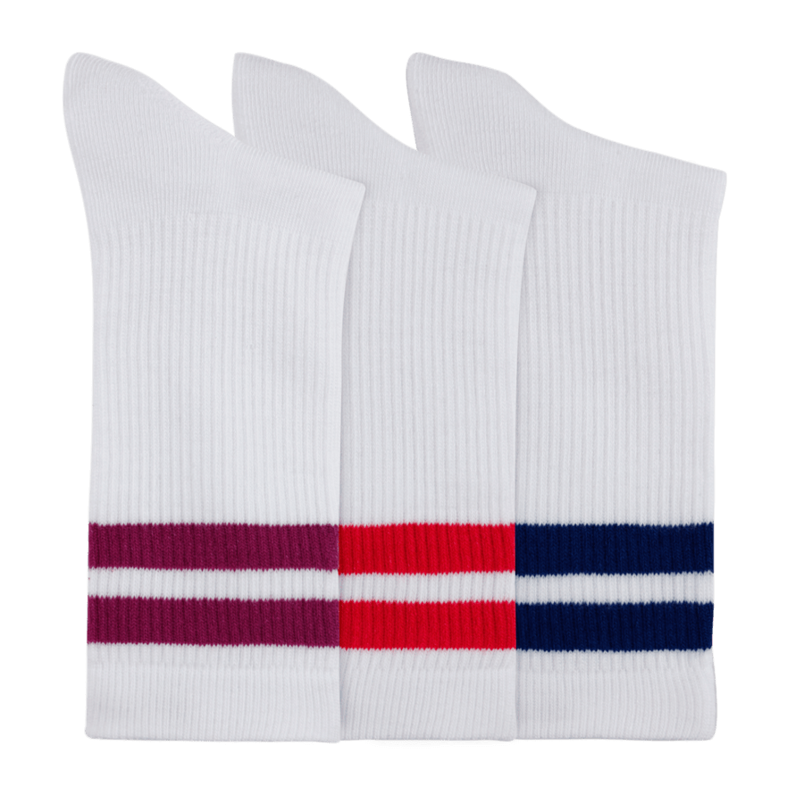 Farbe CrocsSocks Stripe Crew 3-Pack - Draufsicht - Crocs