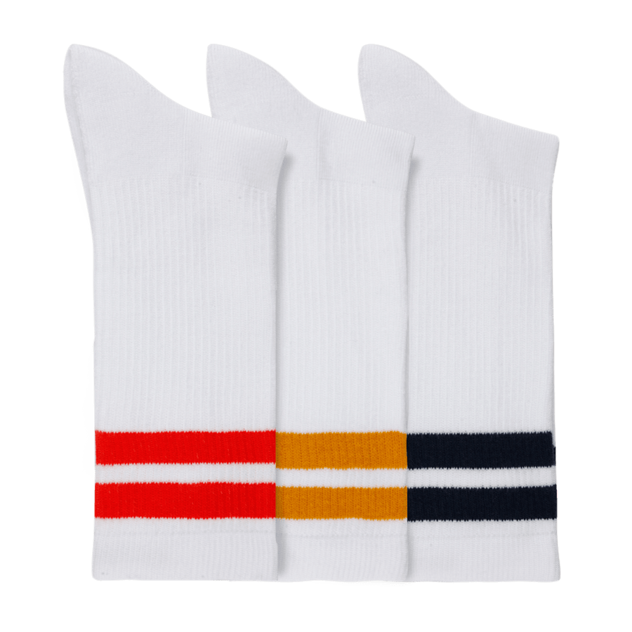Farbe CrocsSocks Stripe Crew 3-Pack - Draufsicht - Crocs