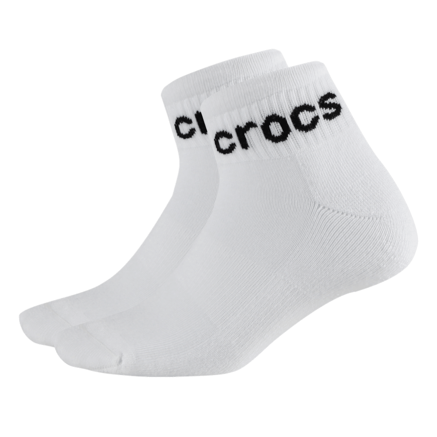White Logo Ankle Socks 3PK - Schrägsicht - Crocs