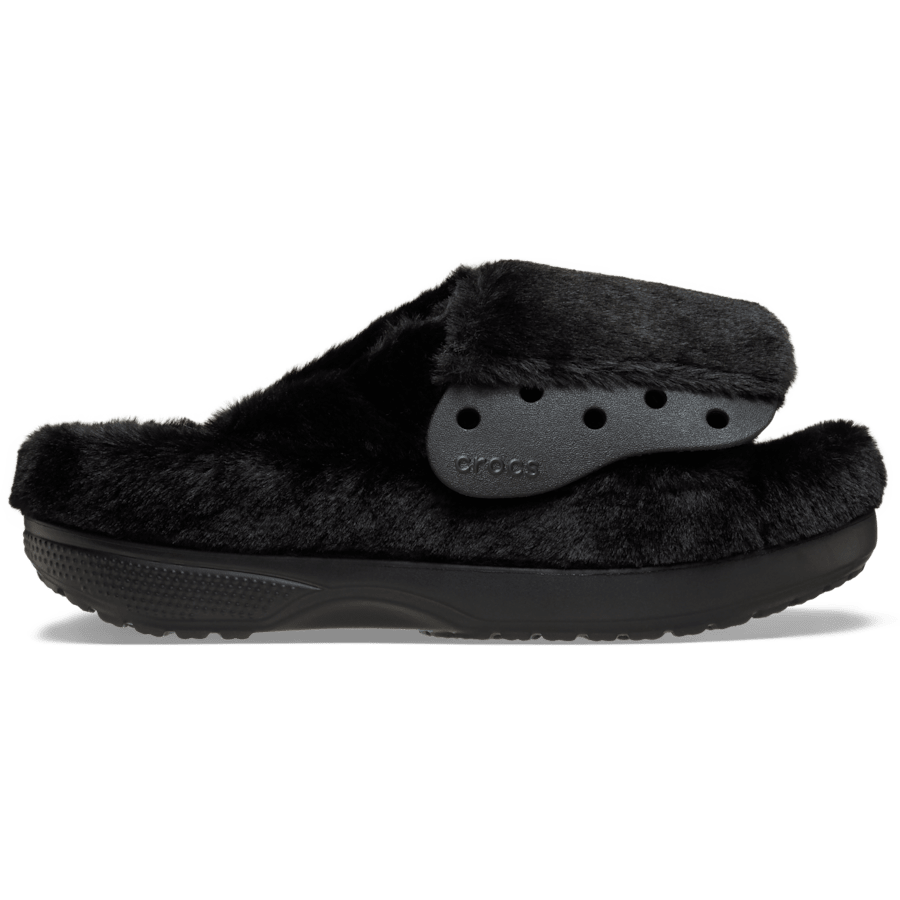 Black Classic Unfurgettable Slide - Side - Crocs