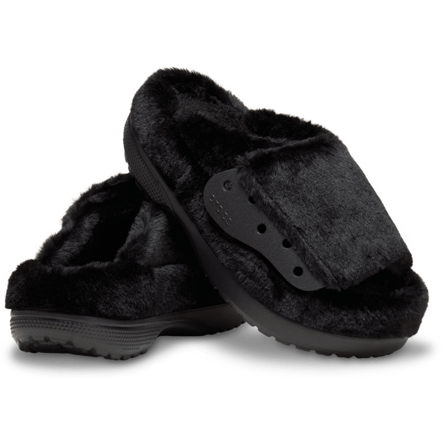 Black Classic Unfurgettable Slide - Pair - Crocs