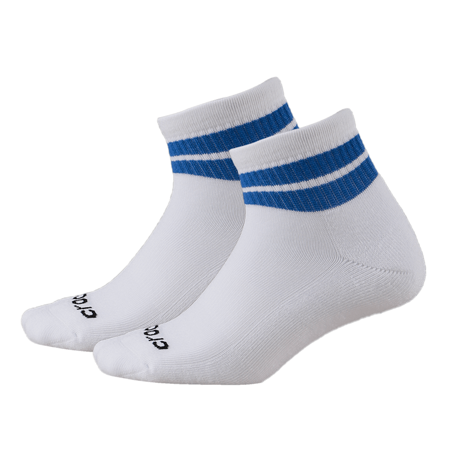 Blue Bolt / Multi Retro Stripe Ankle Socks 3PK - Paar - Crocs