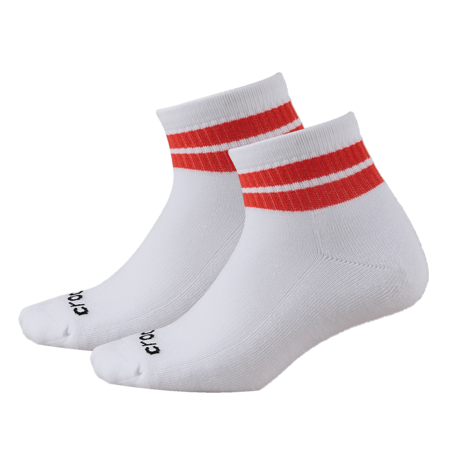 Blue Bolt / Multi Retro Stripe Ankle Socks 3PK - Ansicht von unten - Crocs