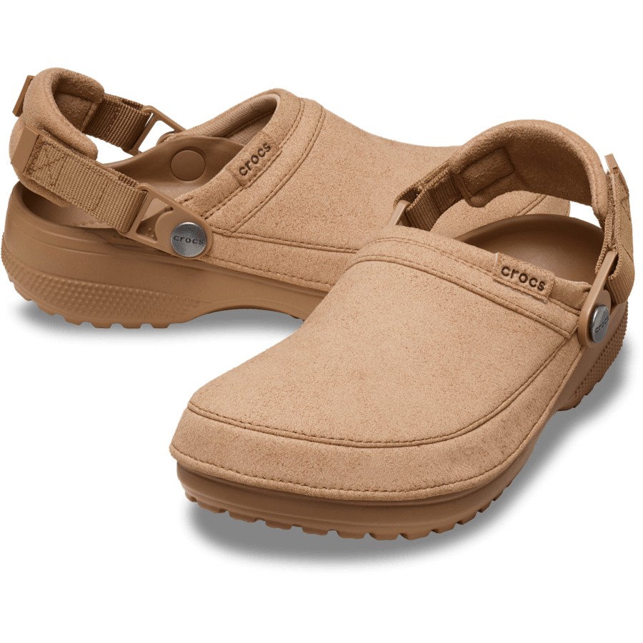 Milk Chocolate Classic Crafted Vegan Suede Clog - Paire - Crocs