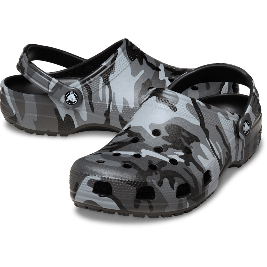 Black/Slate Grey Classic Camouflage Clog - Pair - Crocs
