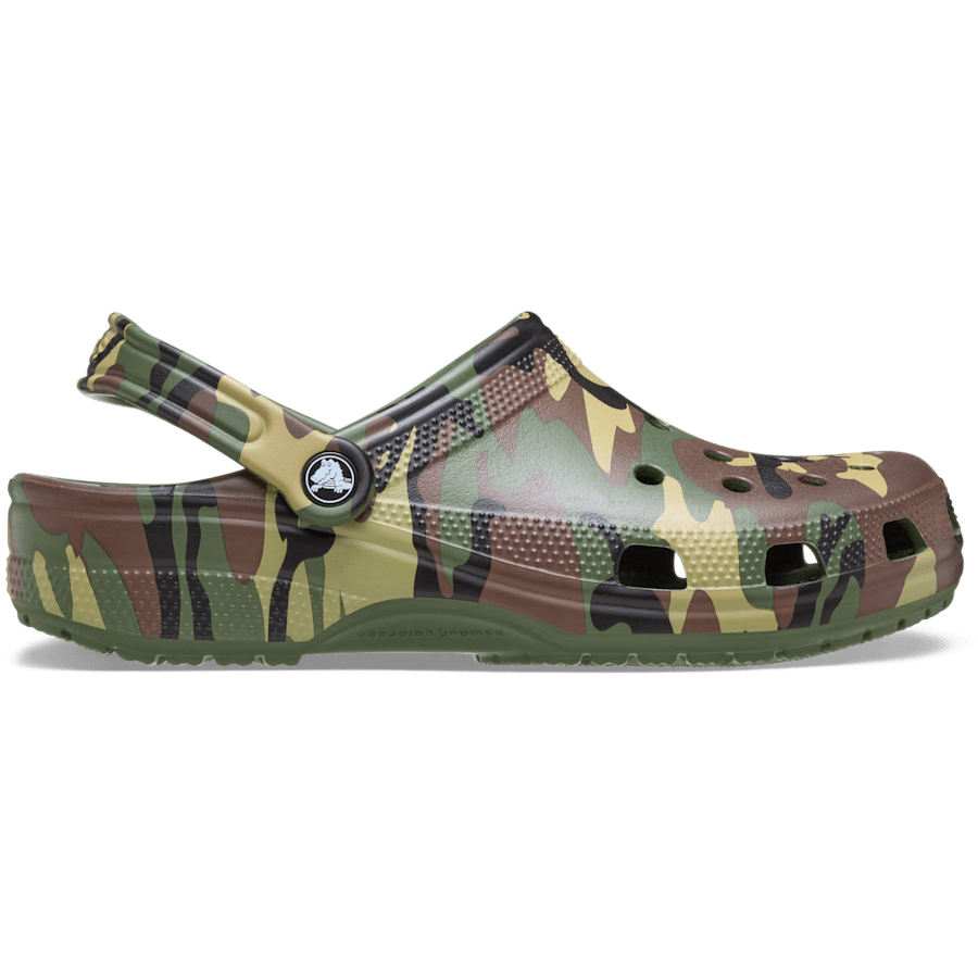 Army Green / Multi Classic Camouflage Clog - Side - Crocs