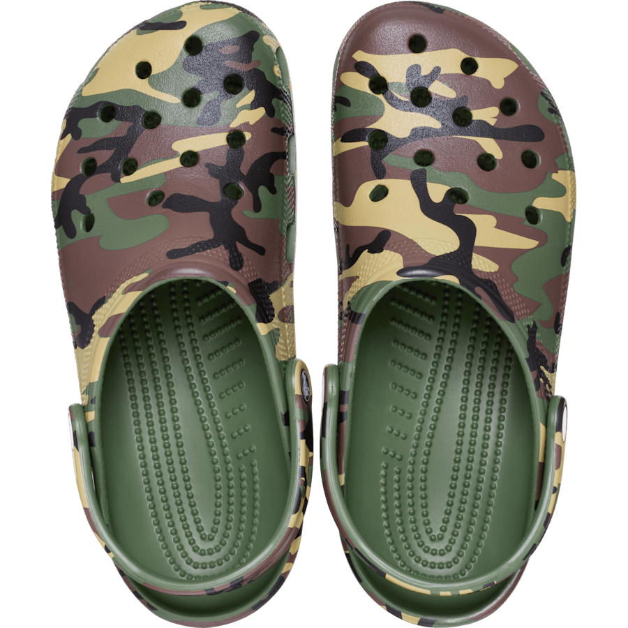 Army Green / Multi Classic Camouflage Clog - Top - Crocs