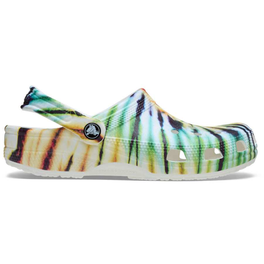 Multi Classic Tie Dye Clog - Side - Crocs