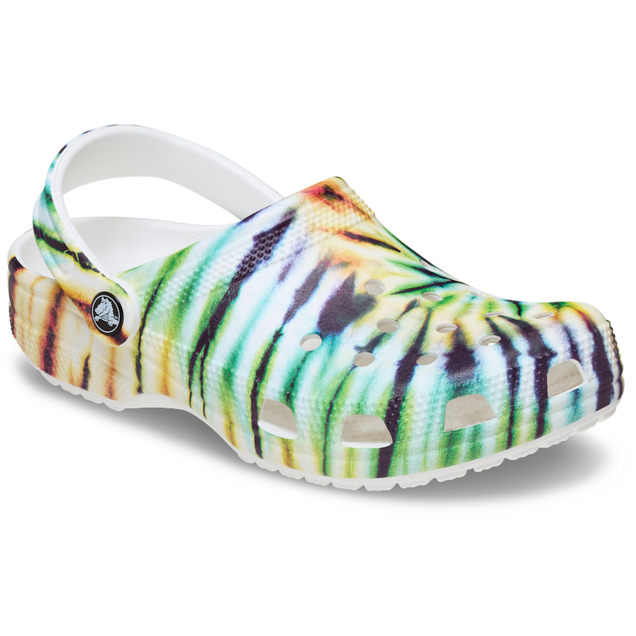 Multi Classic Tie Dye Clog - Angle - Crocs