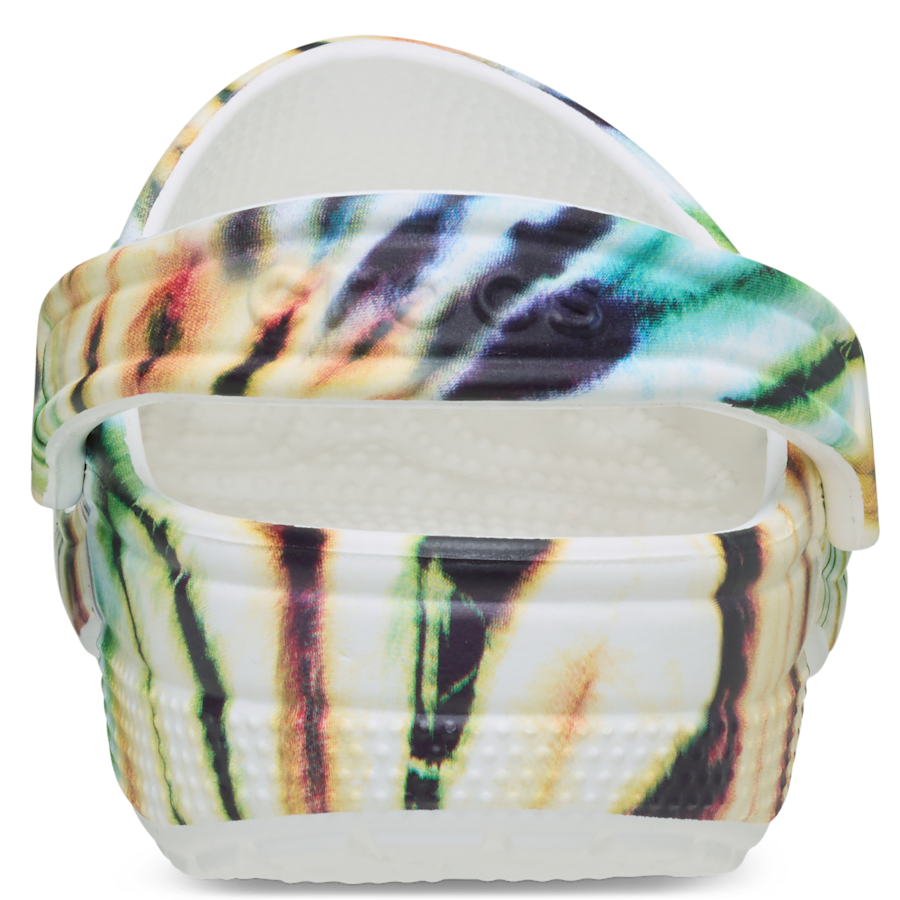 Multi Classic Tie Dye Clog - Back - Crocs