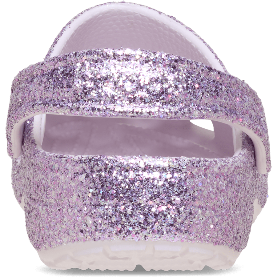 Grape Ice Kids' Classic Chunky Glitter Clog - Zurück - Crocs