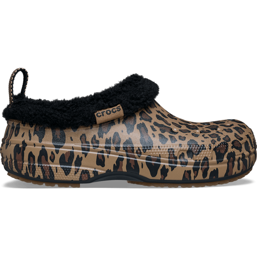 Sepia/Leopard Classic Lined Graphic Shorty - Side - Crocs
