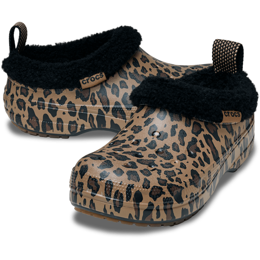 Sepia/Leopard Classic Lined Graphic Shorty - Pair - Crocs