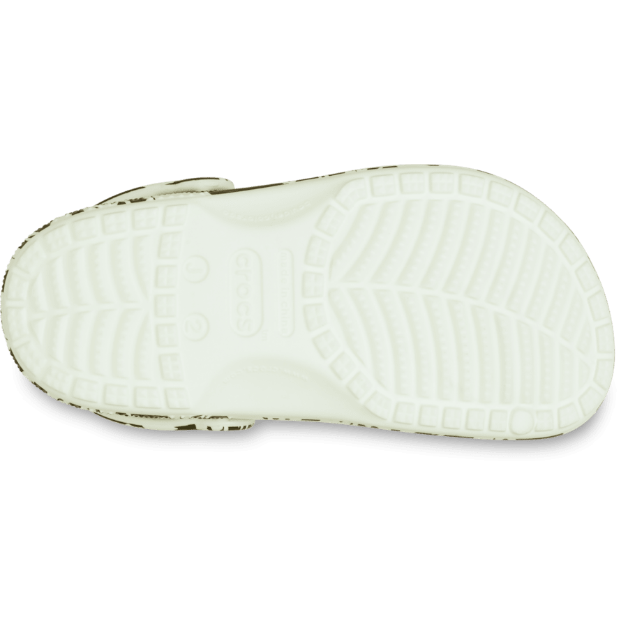 Glow Green Kids' Classic Glow Dino Clog - Bottom - Crocs