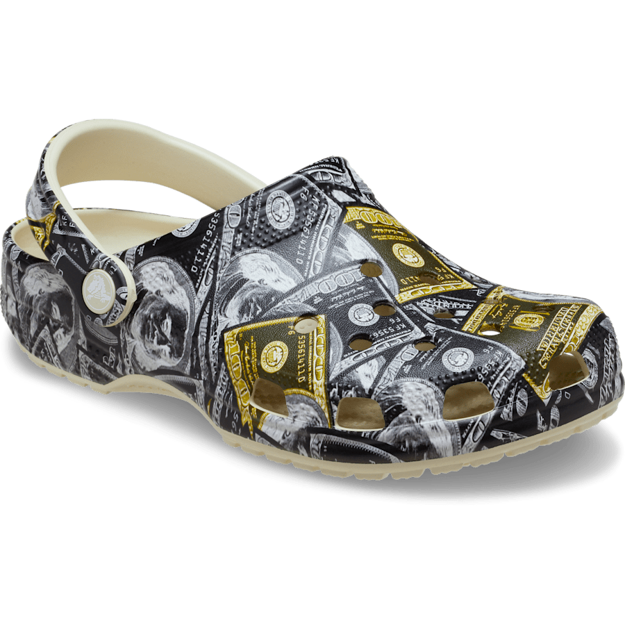 Bone Classic Money Clog - Angle - Crocs