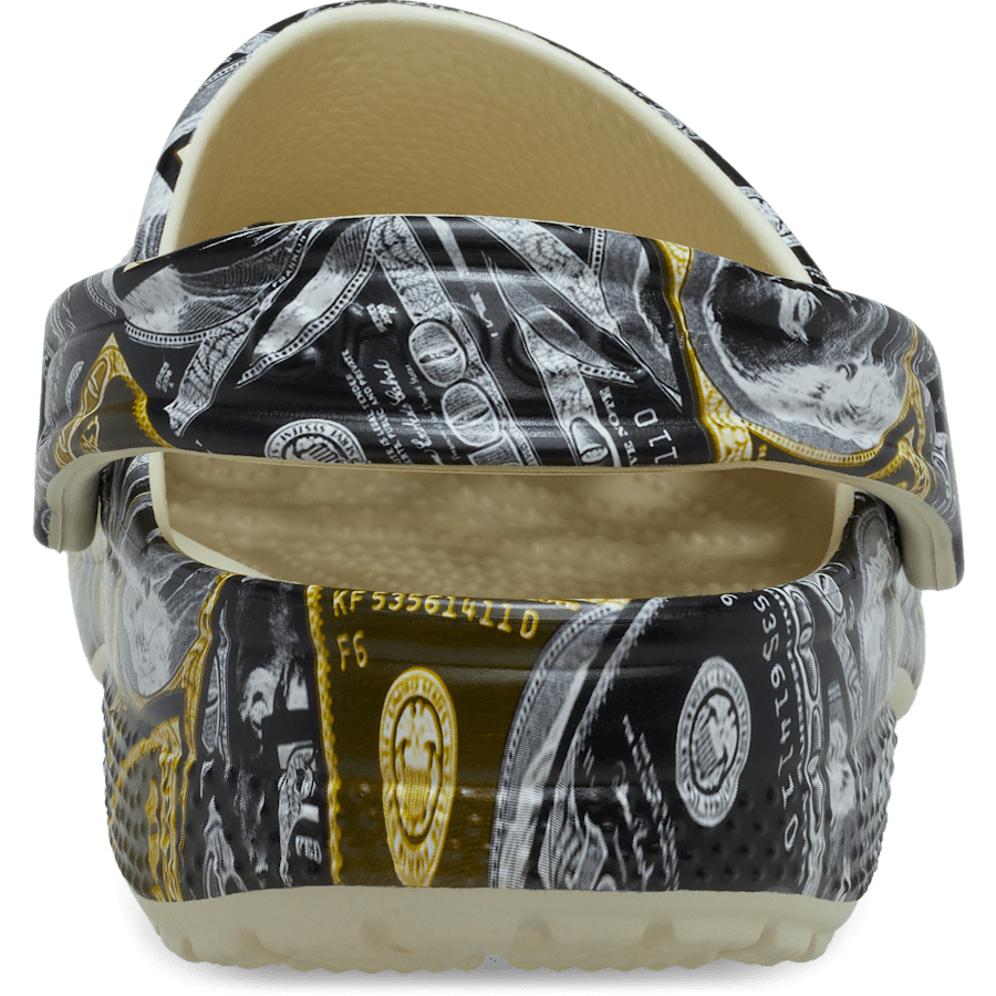 Bone Classic Money Clog - Back - Crocs