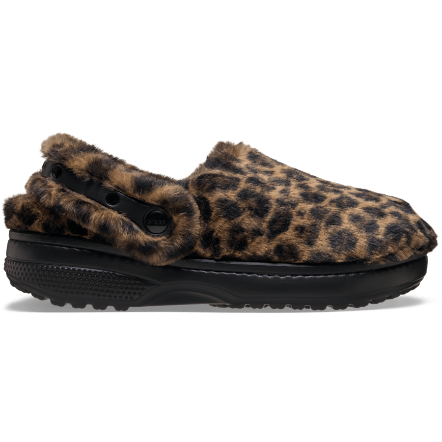 Sepia / Leopard Classic Unfurgettable Animal Clog - Side - Crocs
