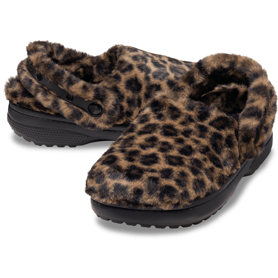 Sepia / Leopard Classic Unfurgettable Animal Clog - Pair - Crocs