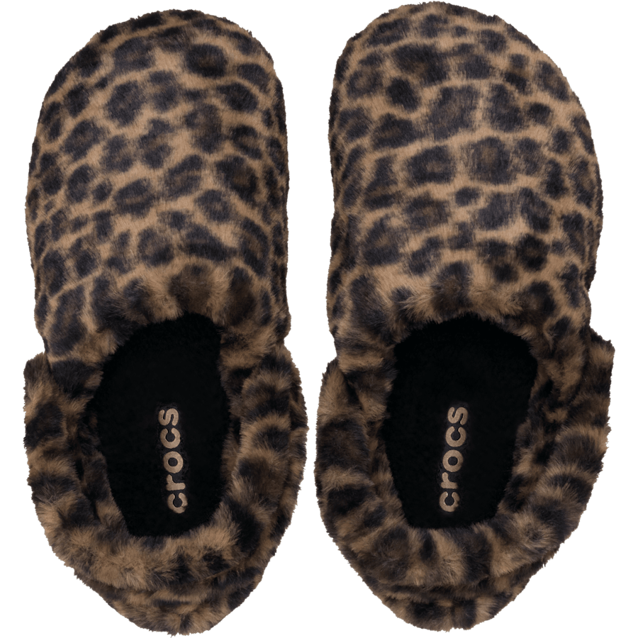 Sepia / Leopard Classic Unfurgettable Animal Clog - Top - Crocs