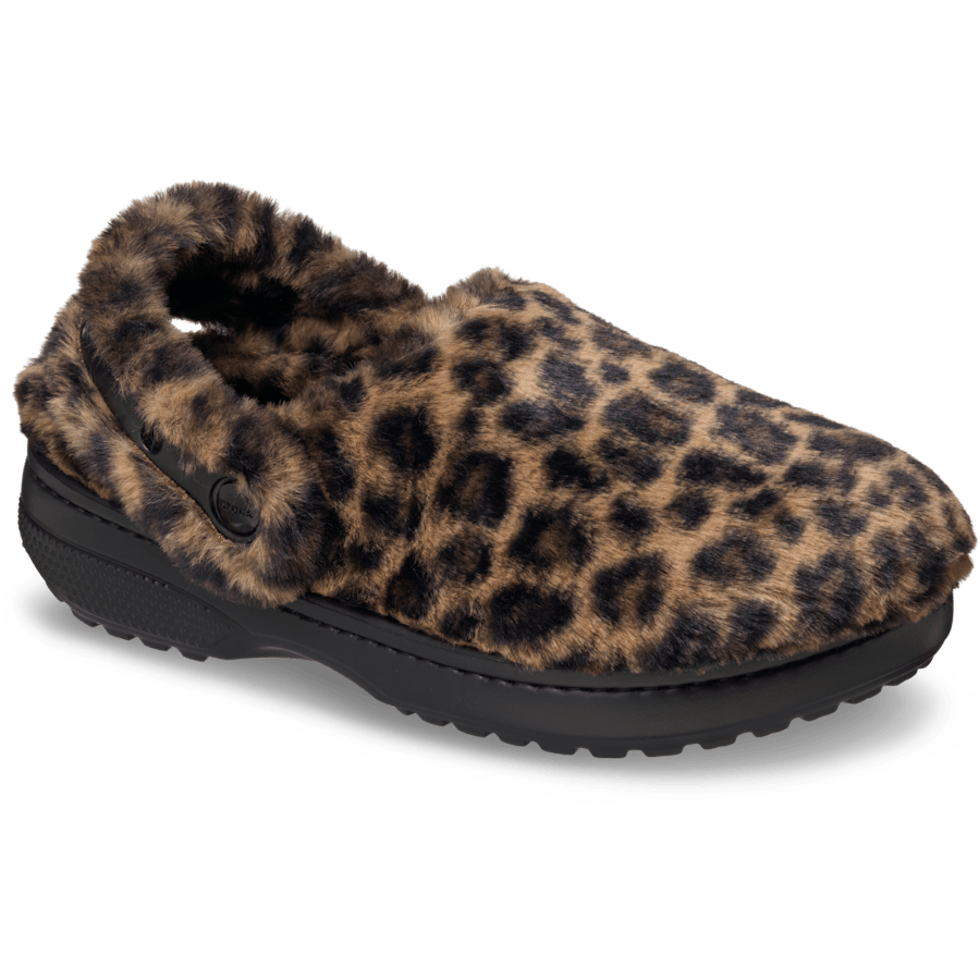 Sepia / Leopard Classic Unfurgettable Animal Clog - Angle - Crocs