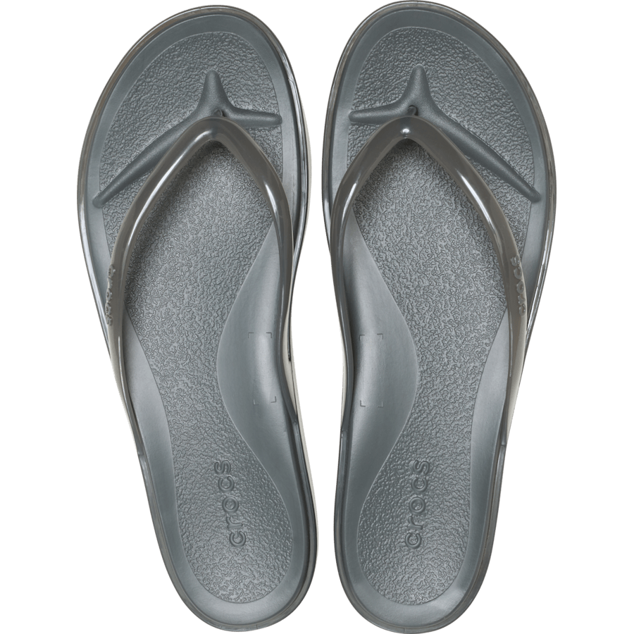 Carbon Jelly Miami Round Jelly Flip - Side - Crocs