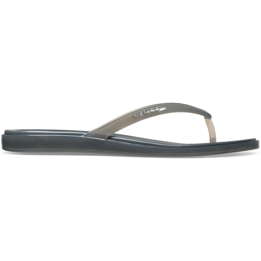 Carbon Jelly Miami Round Jelly Flip - Top - Crocs