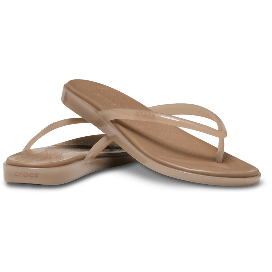 Milk Chocolate Jelly Miami Round Jelly Flip - Paire - Crocs