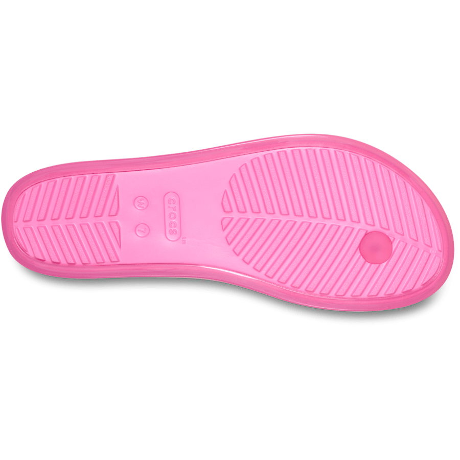 Pink Lemonade Jelly Miami Round Jelly Flip - Bottom - Crocs