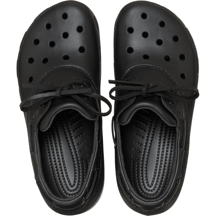 Crocs Classic Boat Shoe — Black / Black
