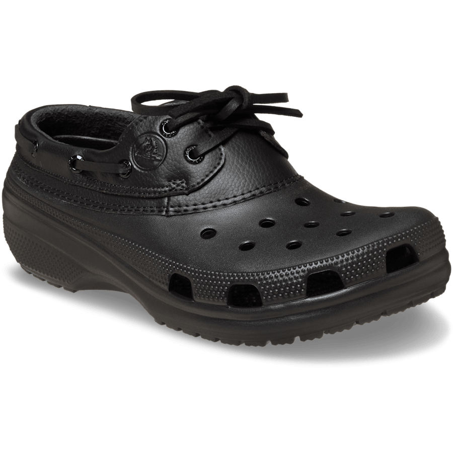 Crocs Classic Boat Shoe — Black / Black