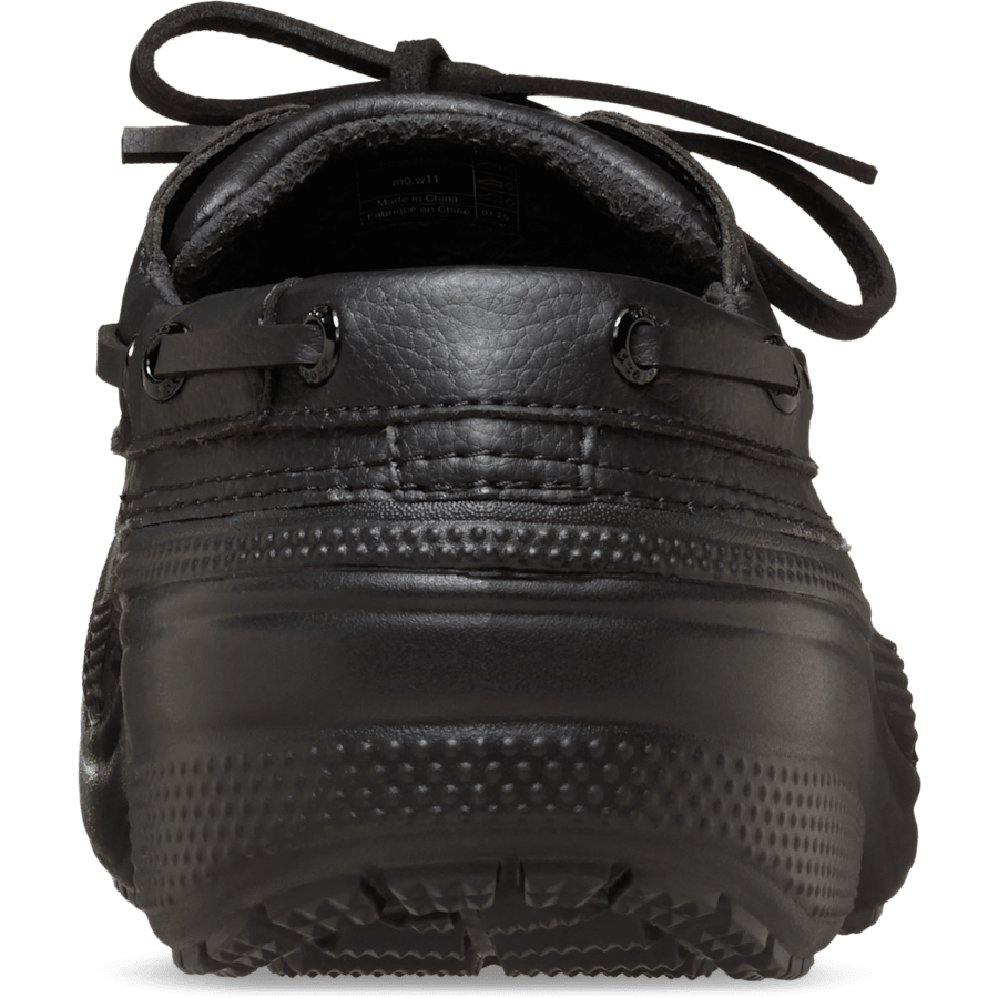 Crocs Classic Boat Shoe — Black / Black