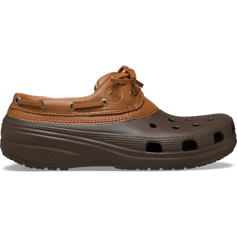 Café/Cognac Classic Boat Shoe - Côté - Crocs
