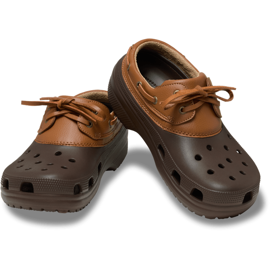 Café/Cognac Classic Boat Shoe - Paire - Crocs