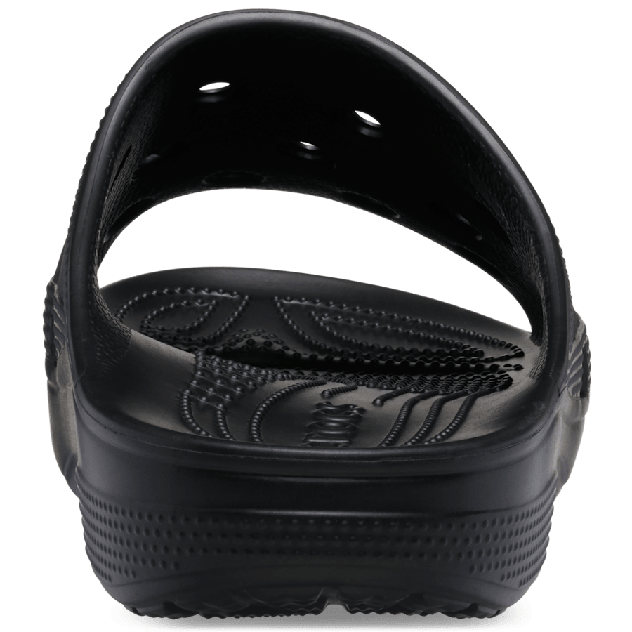 Black Men's Classic Icon Slide - Back - Crocs