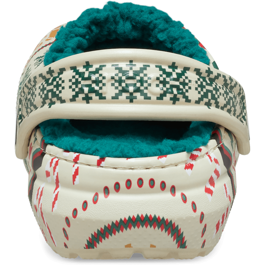 Color Classic Lined Fair Isle Clog - Back - Crocs