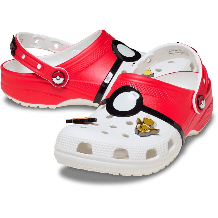 Multi Pokémon Poké Ball Classic Clog - Pair - Crocs