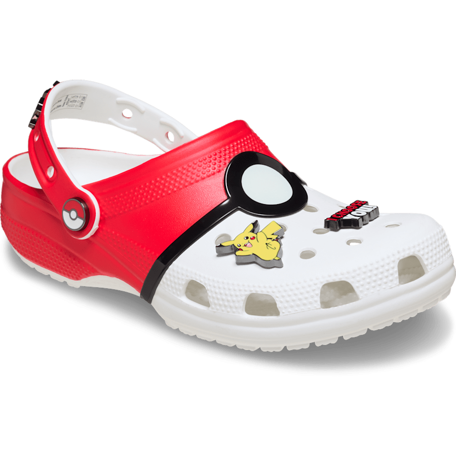 Multi Pokémon Poké Ball Classic Clog - Angle - Crocs