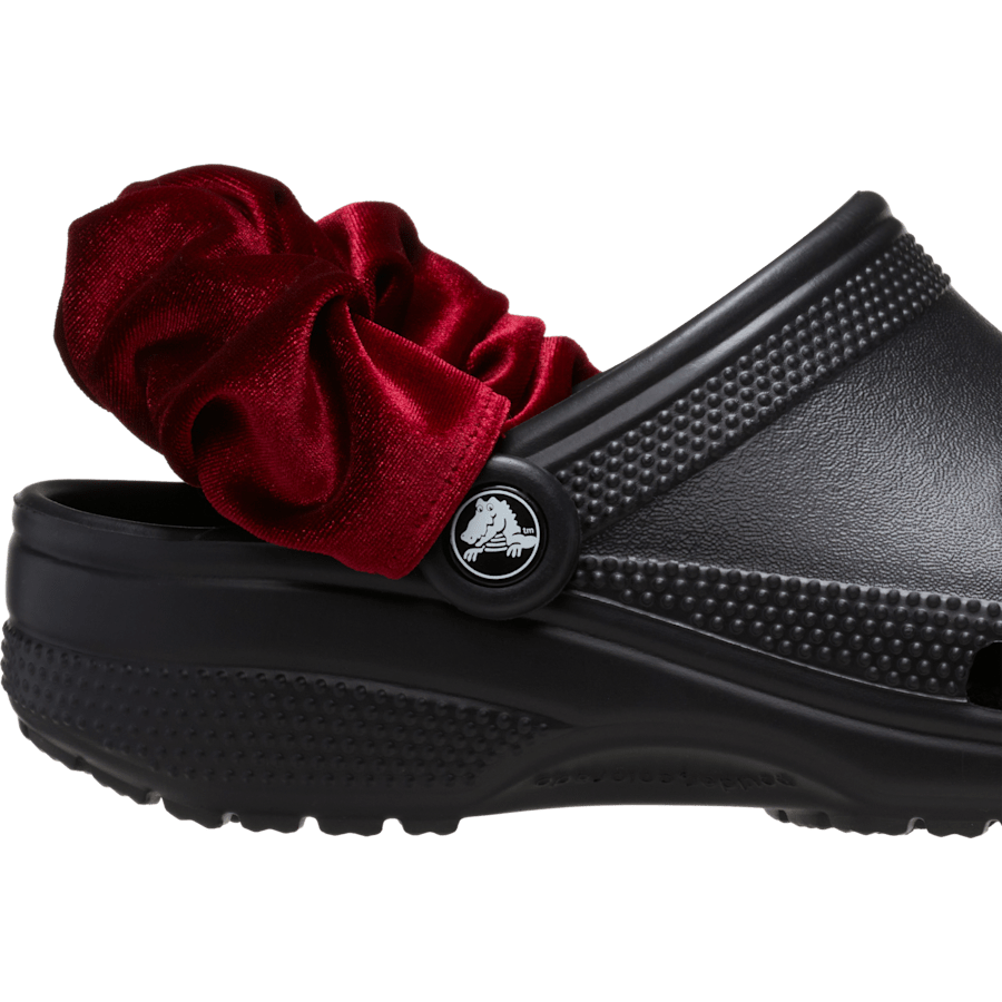 Red Velvet Backstrap Cover Scrunchie 2 Pack - charm view - Jibbitz