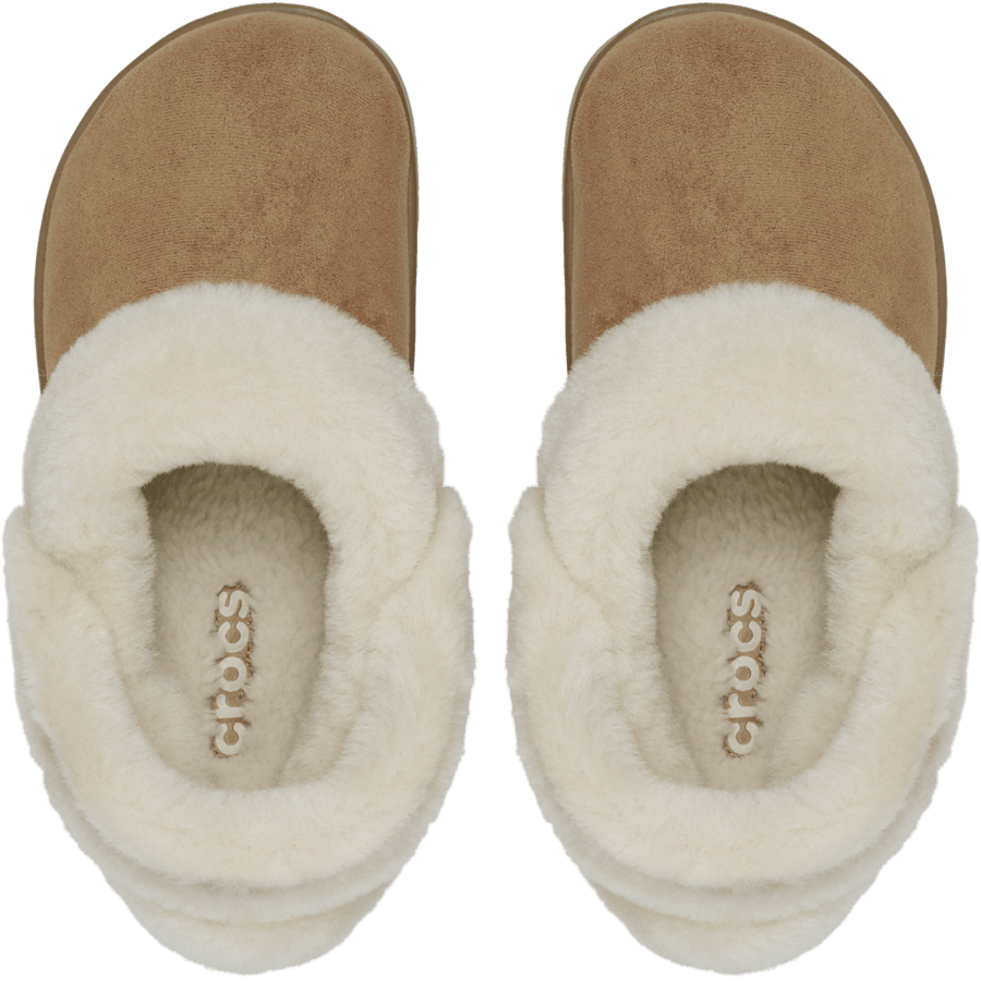 Crocs Classic Unfurgettable Vegan Suede Clog — Sepia