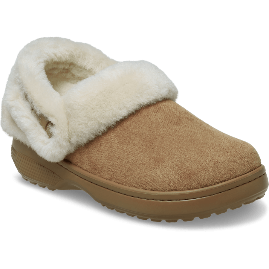 Crocs Classic Unfurgettable Vegan Suede Clog — Sepia