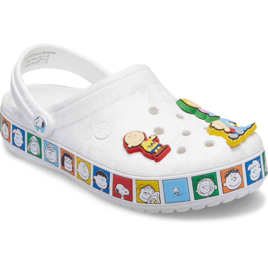 Multi Peanuts Crocband Clog - Angle - Crocs