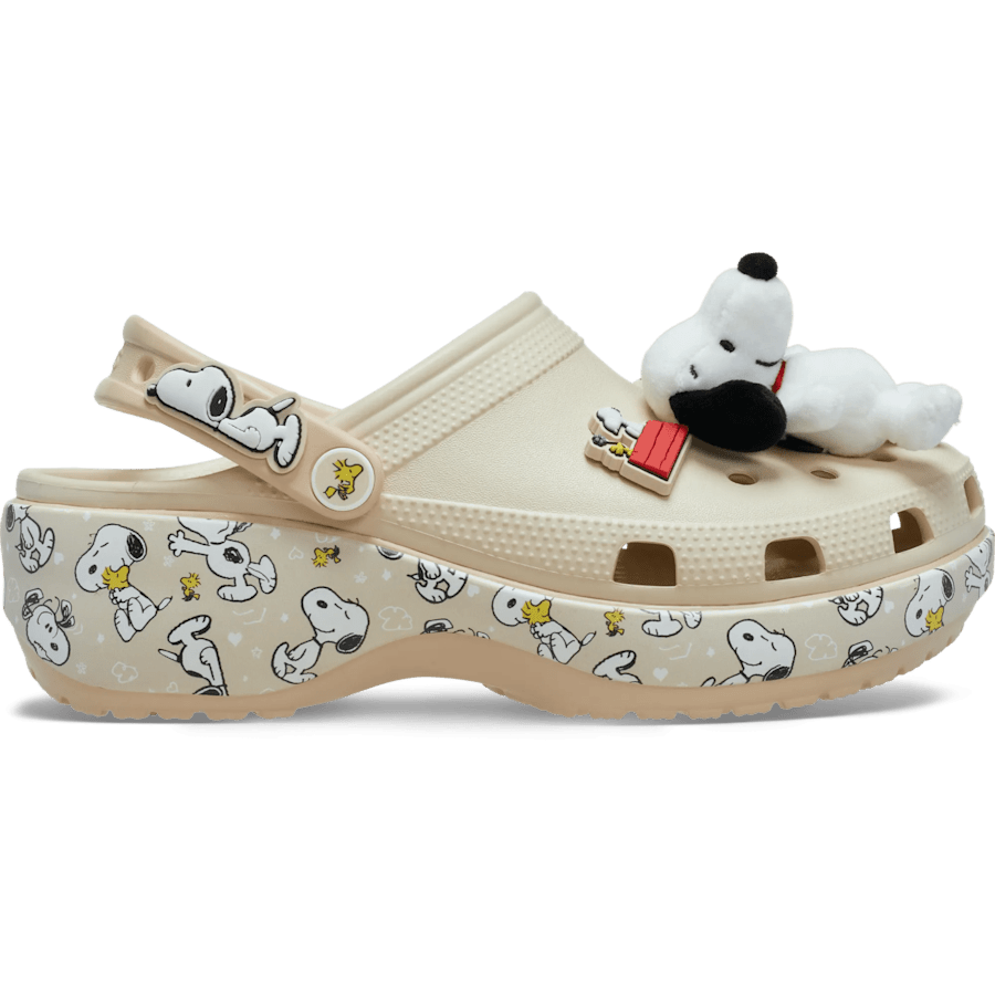 Multi Peanuts Classic Platform Clog - Side - Crocs