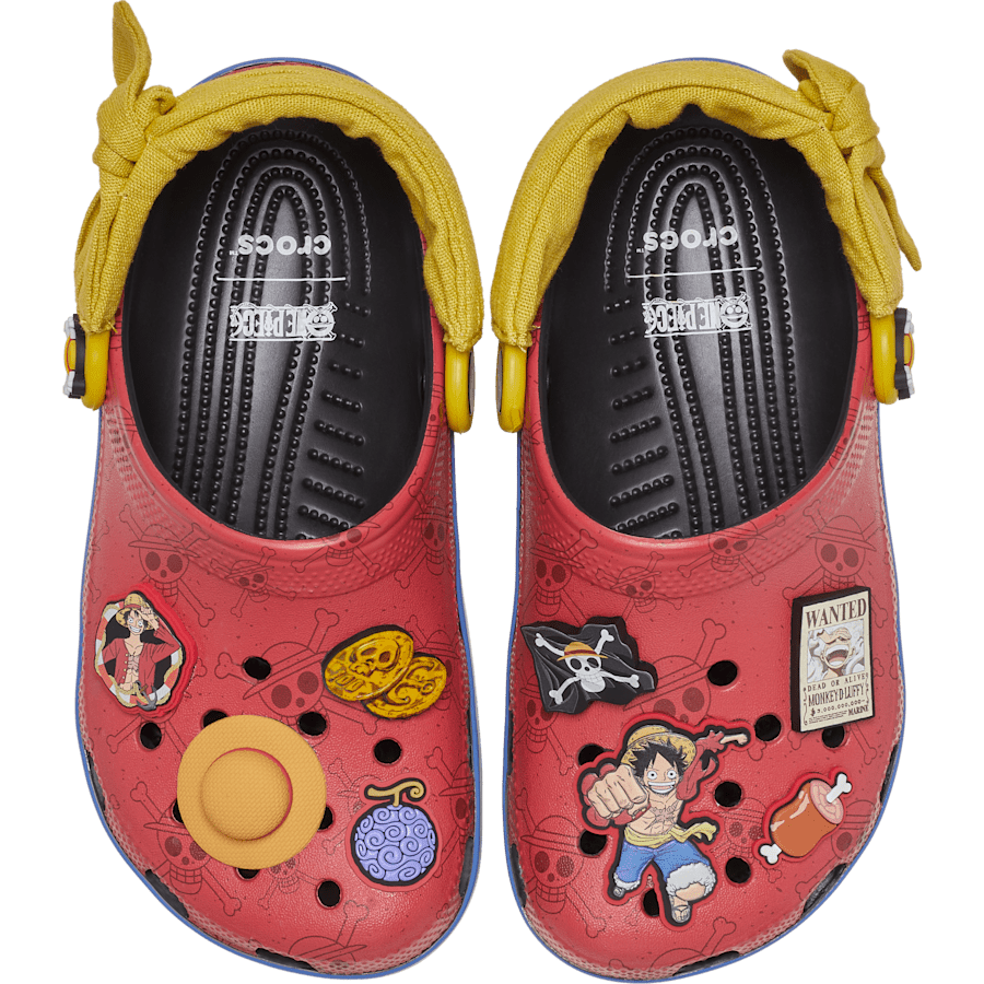 Multi Kids ONE PIECE Luffy Classic Clog - Side - Crocs
