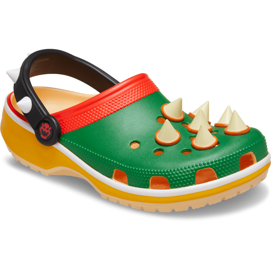 Multi Bowser Classic Clog - Angle - Crocs