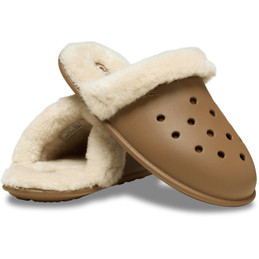 Sepia Classic Fuzz Scuff - Pair - Crocs