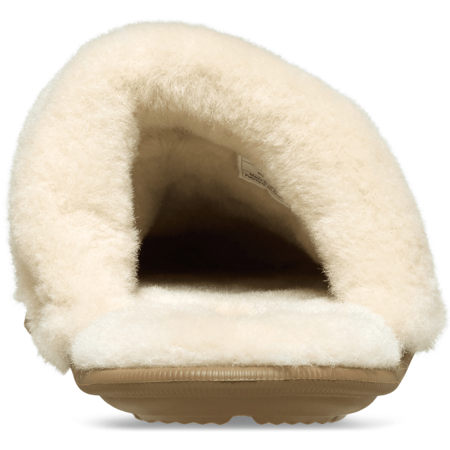 Sepia Classic Fuzz Scuff - Back - Crocs