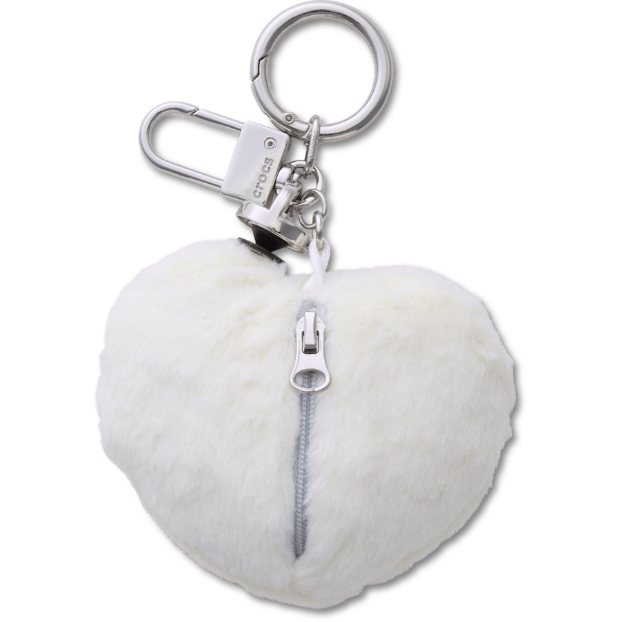 Checkered Heart Bag Charm - Custom Angle - Jibbitz Charms