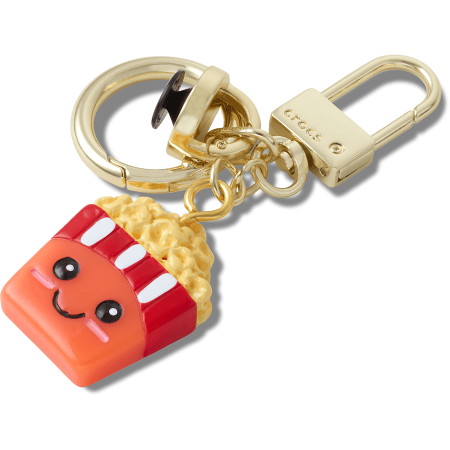 Multi Cute Popcorn Bucket Bag Charm - charm view - Jibbitz