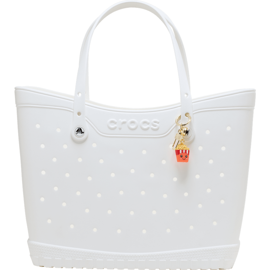 Multi Cute Popcorn Bucket Bag Charm - Custom Angle - Jibbitz
