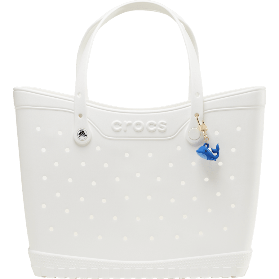 Blue 3D Whale Bag Charm - Custom Angle - Jibbitz